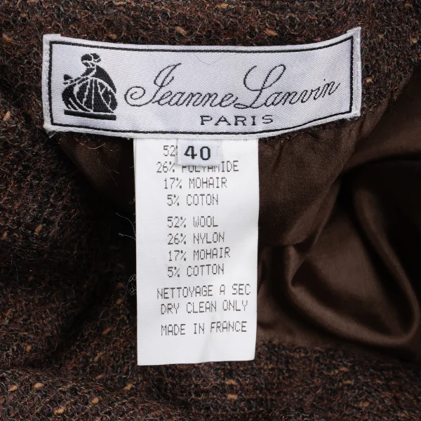 LANVIN Gather Tweed Pullover Jacket K-161578_016