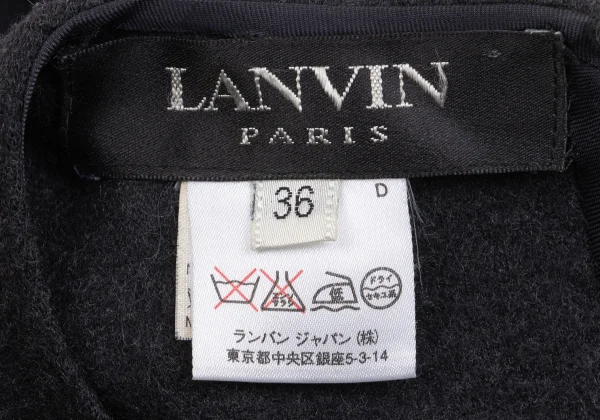 LANVIN Stretch Wool Switching Sleeveless Top K-161579_013
