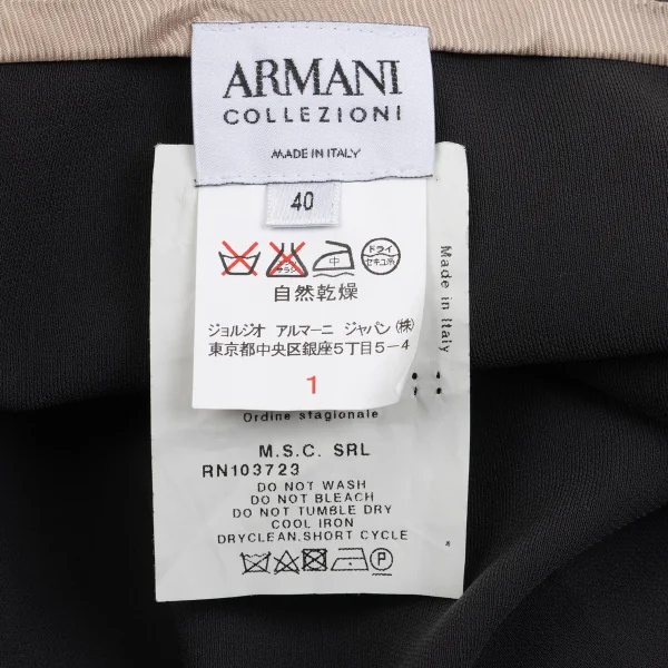 ARMANI COLLEZIONI Poly Tuck Skirt K-161580_014