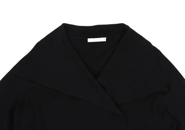 NARACAMICIE Rib Switching Buttonless Long Knit Cardigan K-161583_004