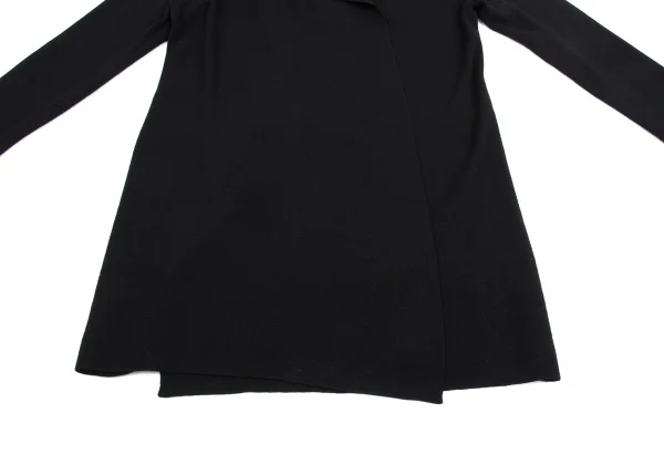 NARACAMICIE Rib Switching Buttonless Long Knit Cardigan K-161583_009
