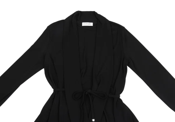 LEONARD Rayon Poly Waist Cord Long Cardigan K-161587_003