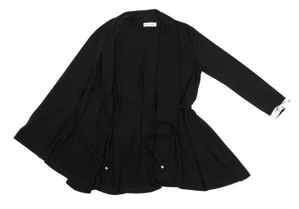 LEONARD Rayon Poly Waist Cord Long Cardigan K-161587_012