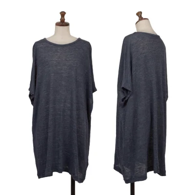 TAKESHI KOSAKA by Y's Pink Label Linen Dolman Oversized T Shirt