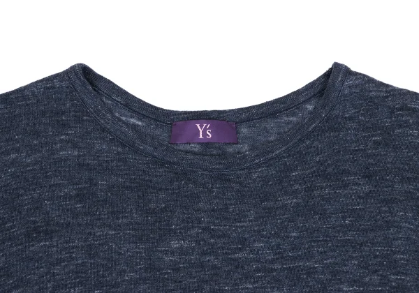 TAKESHI KOSAKA by Y's Pink Label Linen Dolman Oversized T Shirt K-161590_003