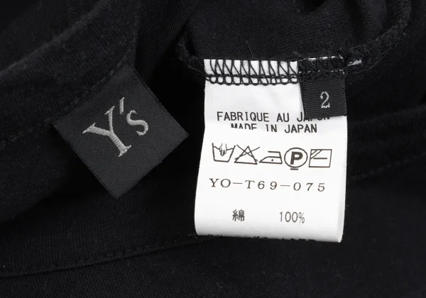 Y's Cotton Dolman T-shirt K-161593_014