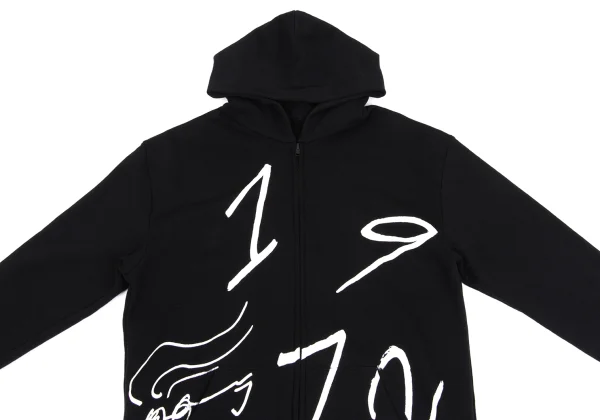 Y's WITH MAX VADUKUL 1972 Front Pigment Printed Double Zip Hoodie K-161596_003