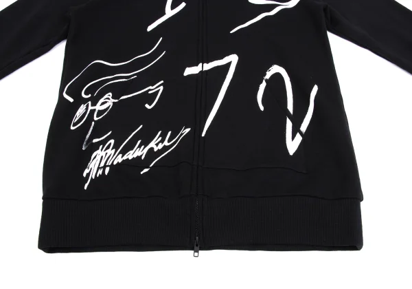 Y's WITH MAX VADUKUL 1972 Front Pigment Printed Double Zip Hoodie K-161596_009