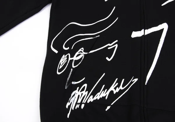Y's WITH MAX VADUKUL 1972 Front Pigment Printed Double Zip Hoodie K-161596_010