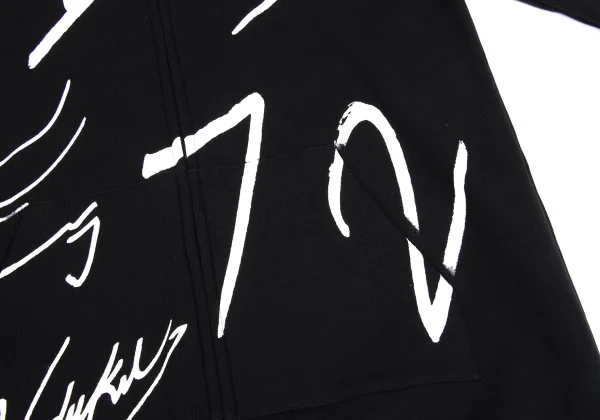 Y's WITH MAX VADUKUL 1972 Front Pigment Printed Double Zip Hoodie K-161596_011