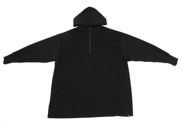 Y's Acrylic Nylon Punch Half Zip Long Hoodie K-161597_002
