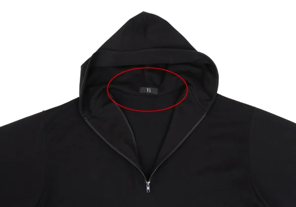 Y's Acrylic Nylon Punch Half Zip Long Hoodie K-161597_006