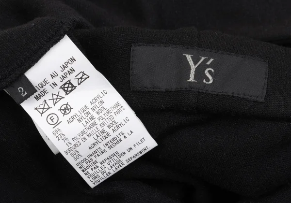 Y's Acrylic Nylon Punch Half Zip Long Hoodie K-161597_016