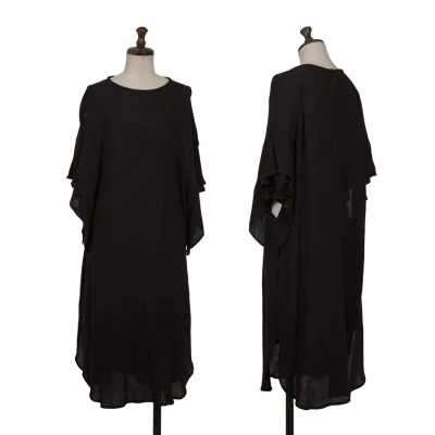Y's Rayon Ruffle Sleeve Dress