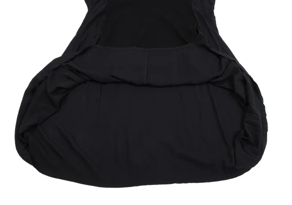Y's Wool Rayon Switching Short Sleeve Dress K-161606_009