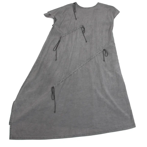 Y's Pigment Dyed Drawstring Gathered Design Dress K-161608_009