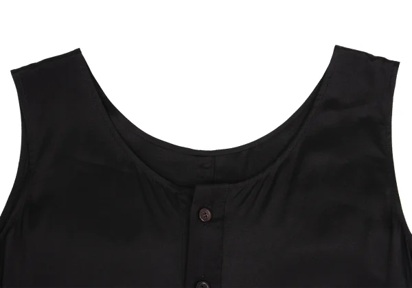 Y's Cotton Lyocell Sleeveless Dress K-161609_004