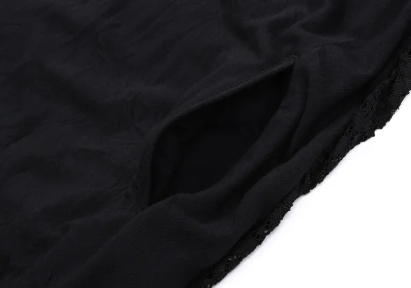 Y's Back Lace Switching Wrinkled Sleeveless Dress K-161611_006