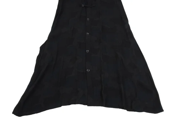 Y's Cupra Camouflage Short Sleeve Shirt Dress K-161614_008