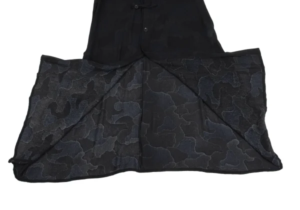 Y's Cupra Camouflage Short Sleeve Shirt Dress K-161614_010