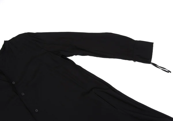Y's Tencel Cut Off Collar Shirt Dress K-161616_007