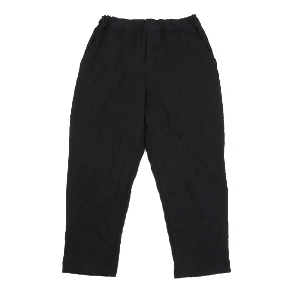 Y's Wrinkled Pants Black 2 K-161620_001