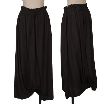 Y's Tuck Draped Design Skirt