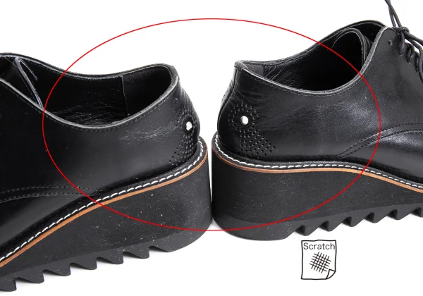 KAYO NAKAMURA by Y's Studs Shark Sole Leather Shoes K-161631_009