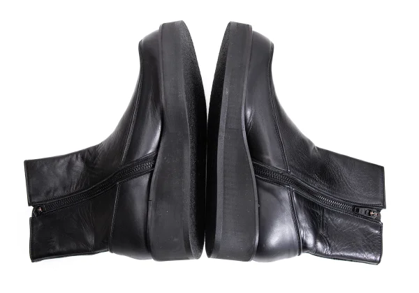 Y's Leather Platform Zip Boots K-161632_008