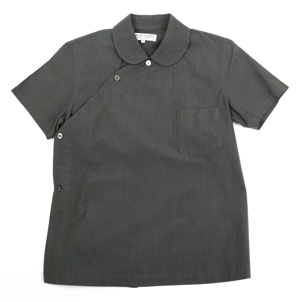 robe de chambre COMME des GARCONS Round-collar Checker Shirt K-161633_002