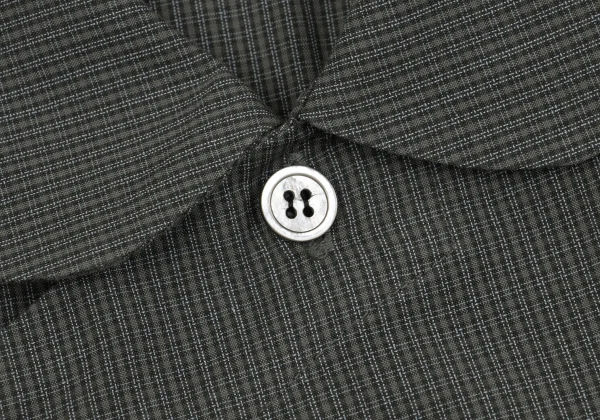 robe de chambre COMME des GARCONS Round-collar Checker Shirt K-161633_006