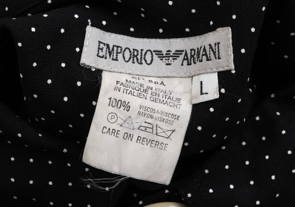 EMPORIO ARMANI Rayon Pin-dot Shirt K-161638_013