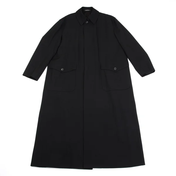 LQ Y's for men Wool Stand fall collar Coat Black M K-161640_001