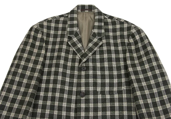 LQ Y's for men Checker Wool Jacket K-161641_002