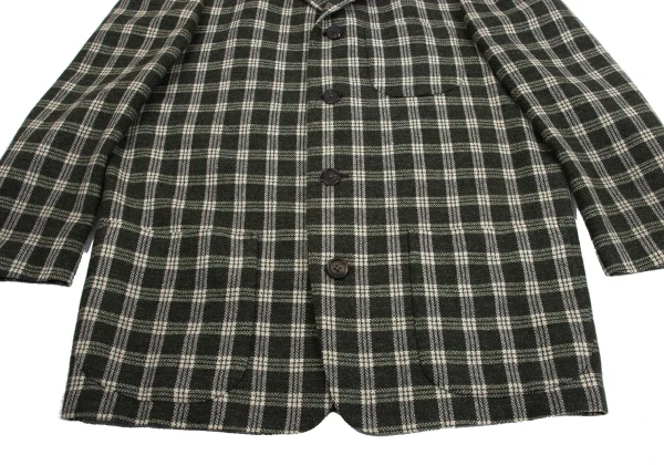 LQ Y's for men Checker Wool Jacket K-161641_008