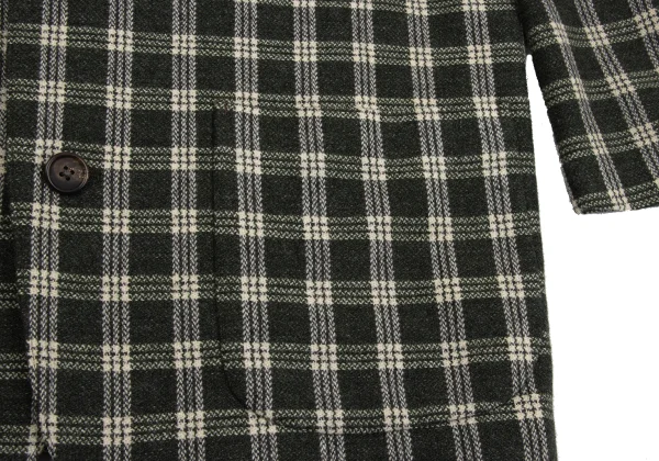 LQ Y's for men Checker Wool Jacket K-161641_009