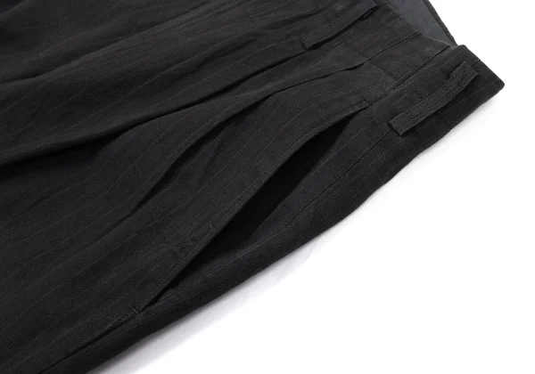 Y's for men Cotton Pin-stripe Tuck Pants K-161642_004