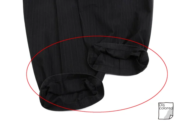 Y's for men Cotton Pin-stripe Tuck Pants K-161642_009