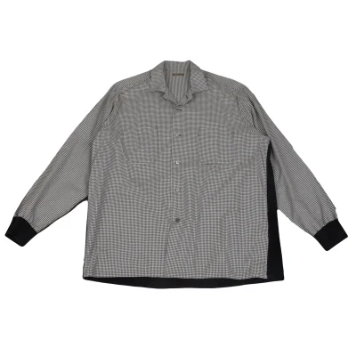 Y's for men Checked Mix Material Shirt