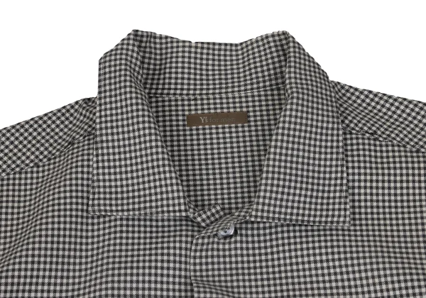 Y's for men Checked Mix Material Shirt K-161643_005
