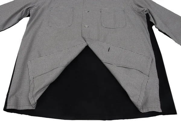 Y's for men Checked Mix Material Shirt K-161643_011