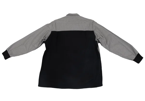 Y's for men Checked Mix Material Shirt K-161643_012