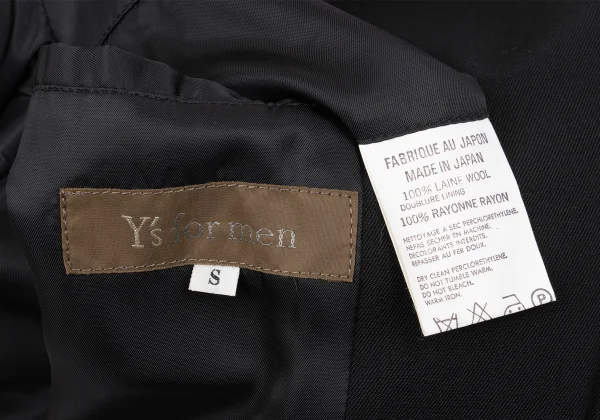 Y's for men Wool Gaba Zip Up Jacket K-161646_018