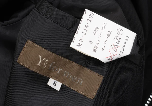 Y's for men Wool Gaba Zip Up Jacket K-161646_019
