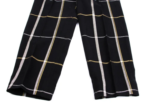 Yohji Yamamoto POUR HOMME Check Flannel Wool Pants K-161649_006