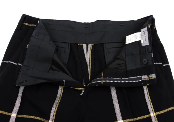 Yohji Yamamoto POUR HOMME Check Flannel Wool Jacket & Pants K-161650_015