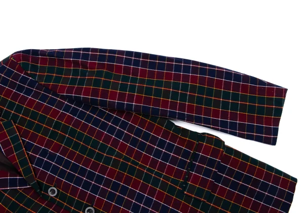Yohji Yamamoto POUR HOMME Multi Color Wool Check Jacket K-161651_006