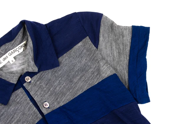 COMME des GARCONS Stripe Switching Asymmetry Dress K-161652_006
