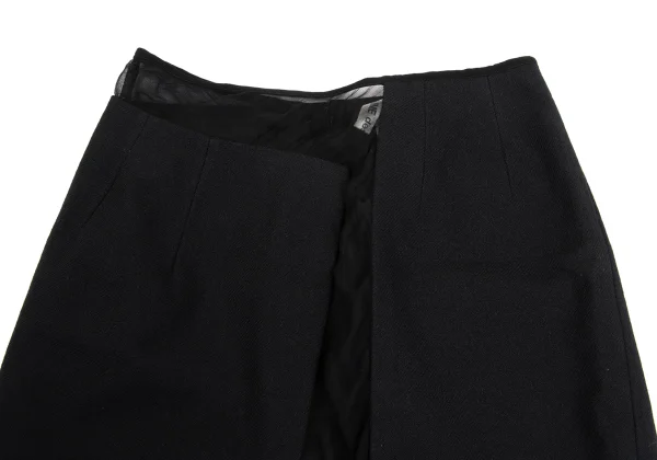 COMME des GARCONS See-through Switching Wool Skirt K-161653_005