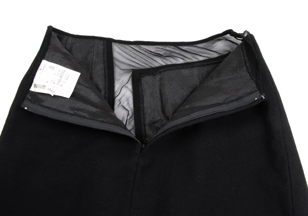 COMME des GARCONS See-through Switching Wool Skirt K-161653_010